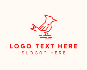 Dove - Animal Woodpecker Bird logo design