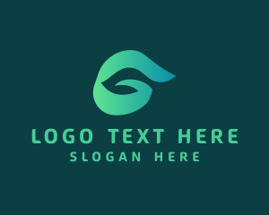 Herbal Leaf Letter G Logo