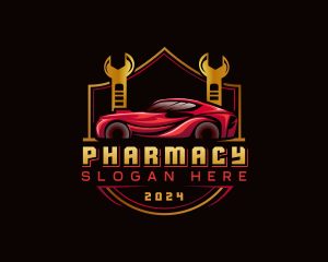 Car Detailing Mechanic Logo