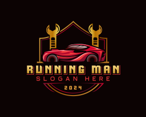 Race - Car Detailing Mechanic logo design