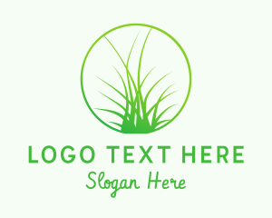 Landscaping Garden Grass Logo