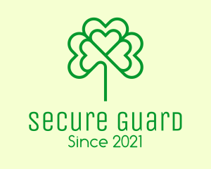 Celtic - Green Cloverleaf Plant logo design