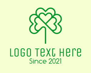 Cloverleaf - Green Cloverleaf Plant logo design