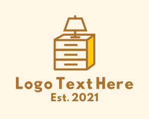 Storage - Cabinet Dresser Lamp logo design