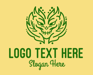 Herbal - Green Nature Creature logo design