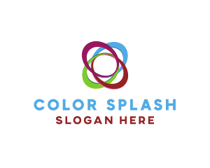 Colorful Generic Ellipses logo design