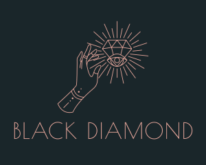 Mystical Diamond Eye logo design