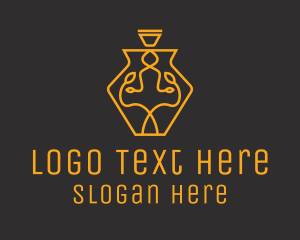 Golden - Luxury Feminine Scent logo design