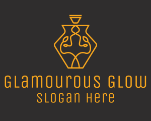 Glamourous - Luxury Feminine Scent logo design