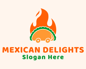 Mexican Taco Cart  logo design