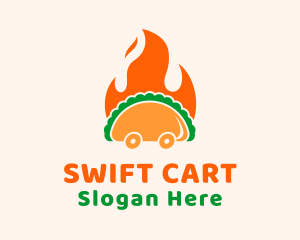 Mexican Taco Cart  logo design