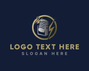 Radio Station - Radio Entertainment Microphone logo design