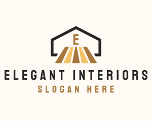 House Wooden Flooring  logo design