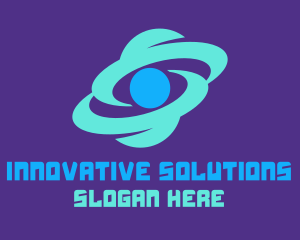 Space Planet Galaxy Logo