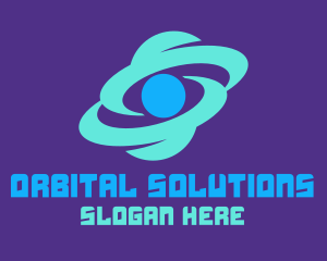 Orbital - Space Planet Galaxy logo design