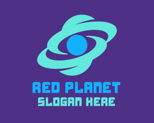 Space Planet Galaxy logo design