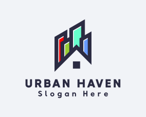 Residential City Housing  logo design