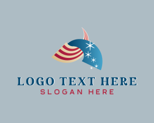 Arch American Flag Logo