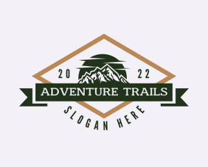 Mountain Sun Adventure logo design