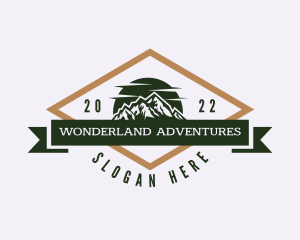 Mountain Sun Adventure logo design