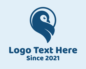 Arctic - Blue Penguin Bird logo design