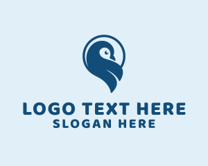 Avian - Wild Penguin Bird logo design