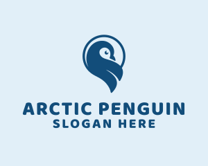 Penguin - Wild Penguin Bird logo design