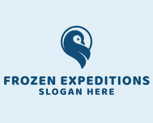 Antarctic - Wild Penguin Bird logo design