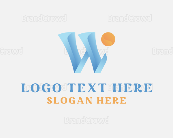 Generic Business Letter W Logo