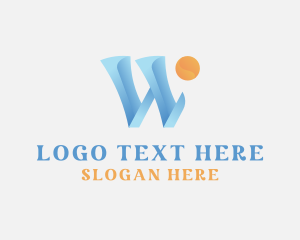 Modern Startup Letter W Logo