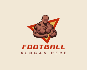Bodybuilding - Fitness Gym Muscle Man logo design