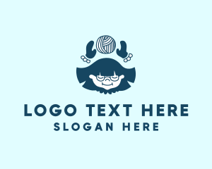 Skein - Kid Wool Yarn logo design