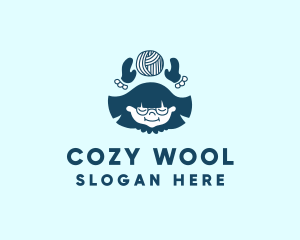 Wool - Kid Wool Yarn logo design