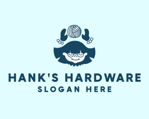 Kid Wool Yarn  logo design