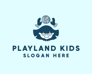 Kid Wool Yarn  logo design