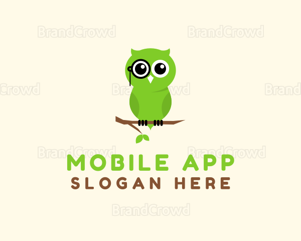 Smart Owl Animal Logo
