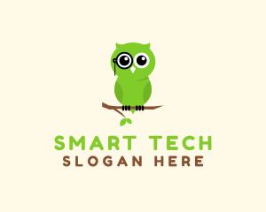 Smart - Smart Owl Animal logo design