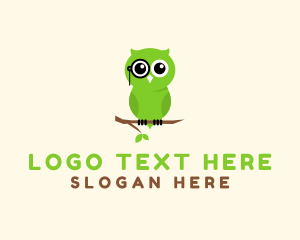 Smart - Smart Owl Animal logo design