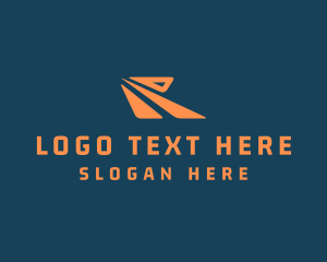 Advisory - Travel Logistics Speed logo design