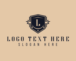 Law Firm - Fashion Boutique Shield logo design