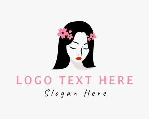 Sakura - Oriental Beauty Salon logo design