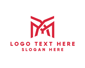 Game Streaming - Esports Clan Letter M logo design