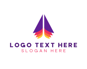 Application - Airplane Courier Airline logo design