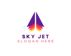 Airline - Airplane Courier Airline logo design