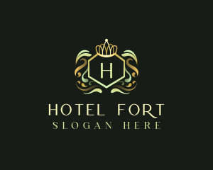 Luxury Crown Hotel logo design