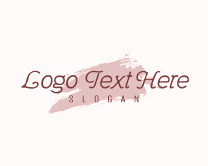 Vlog - Beauty Salon Wordmark logo design