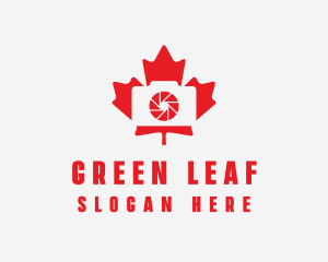 Maple Leaf Camera logo design