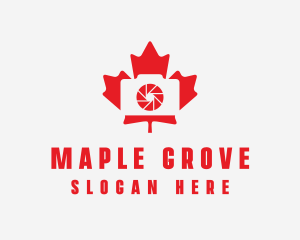 Maple Leaf Camera logo design