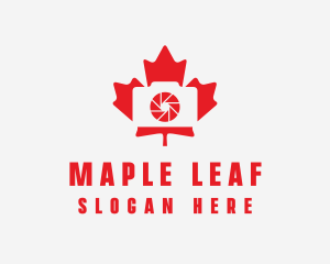 Maple Leaf Camera logo design