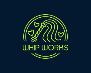 Whip - Sexy Erotic Whip logo design